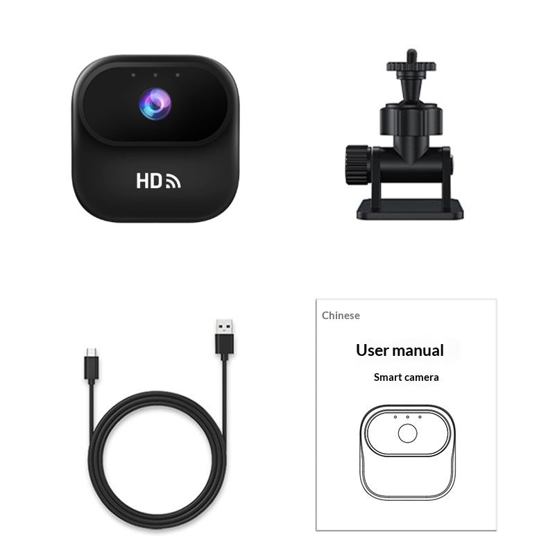 Black HD camera with accessories 