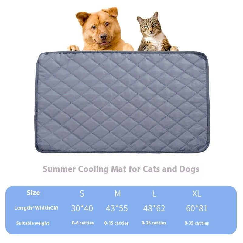 Summer cooling mat for cats and dogs